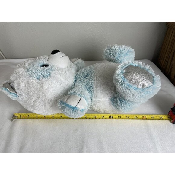 Peek A Boo Panda Plush 17in Stuffed Panda White Blue Pastel - Picture 9 of 9
